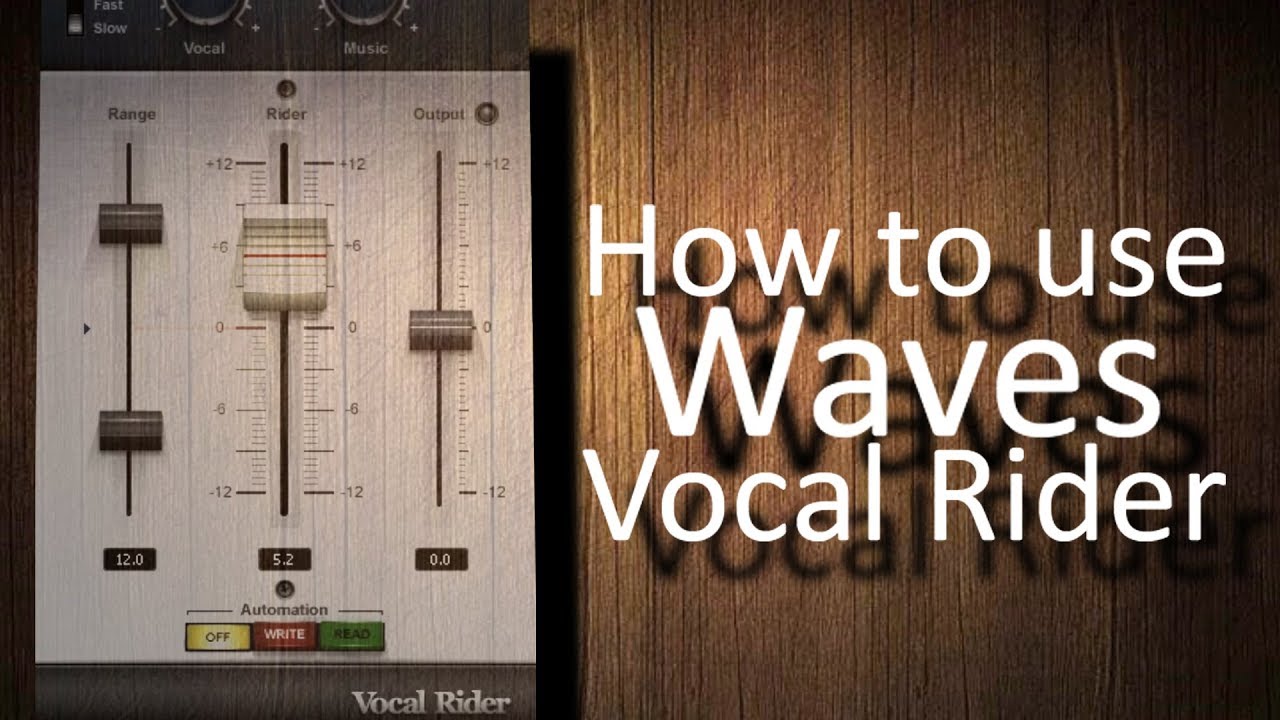 How to use Waves Vocal Rider (tutorial)