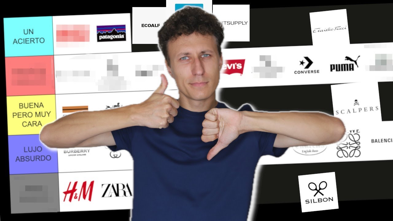 Tier List definitivo sobre Marcas de Ropa