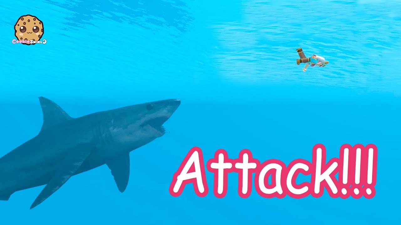 Shark  + Water Mermaids - Roblox Cookie Swirl C Game Video