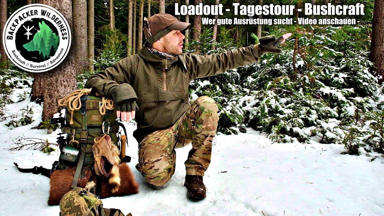 Loadout - was habe ich auf einer Bushcraft Tagestour dabei ?! - Wer gutes Gear sucht schaut rein -