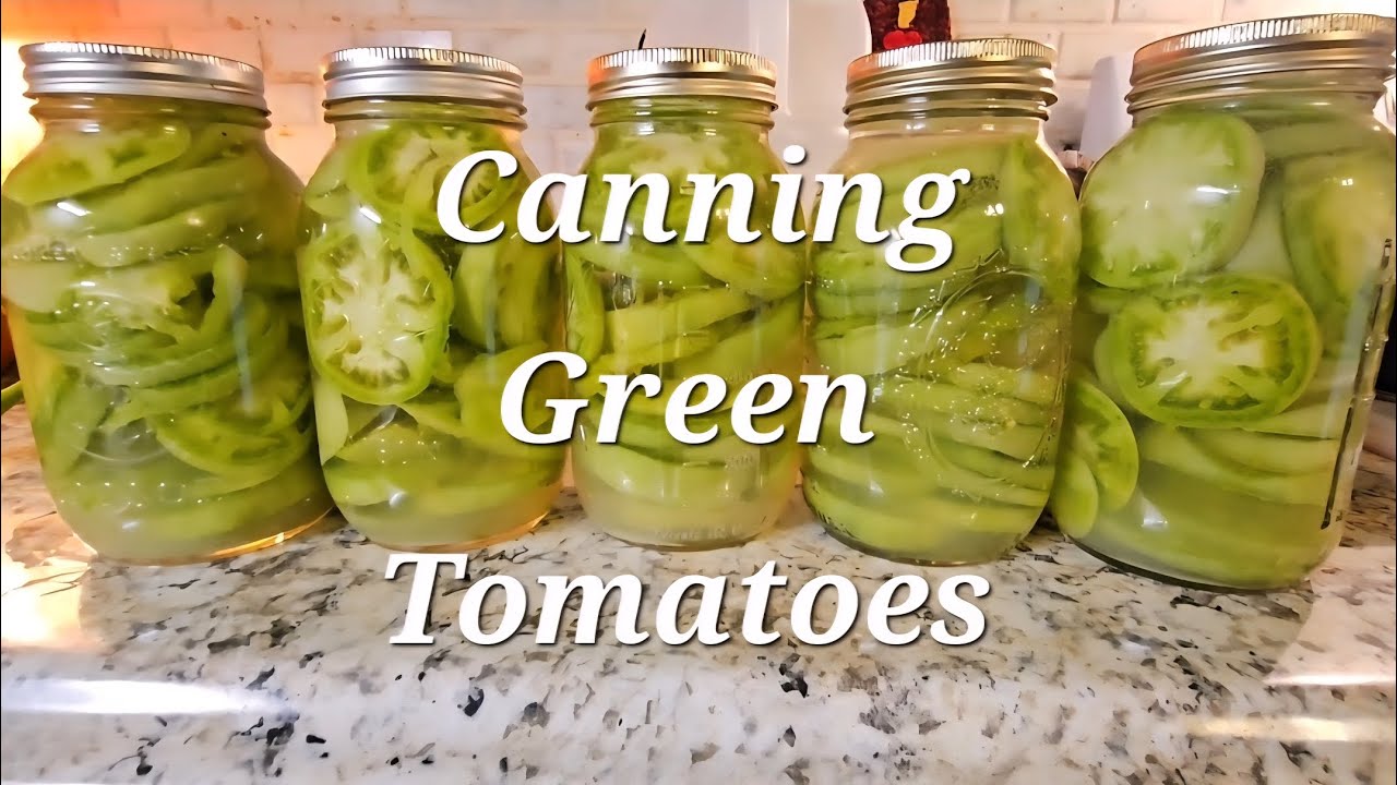 Canning Green Tomatoes 