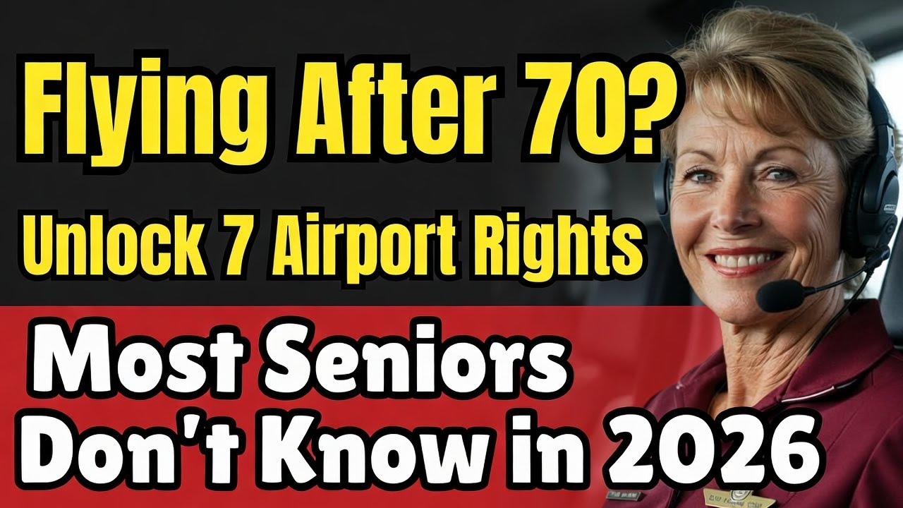 Flying After 70? Unlock 7 Airport Rights Most Seniors Miss!
