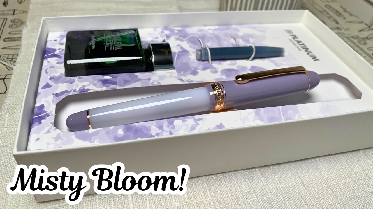 Platinum Misty Bloom: A Perfect Ink Pairing!