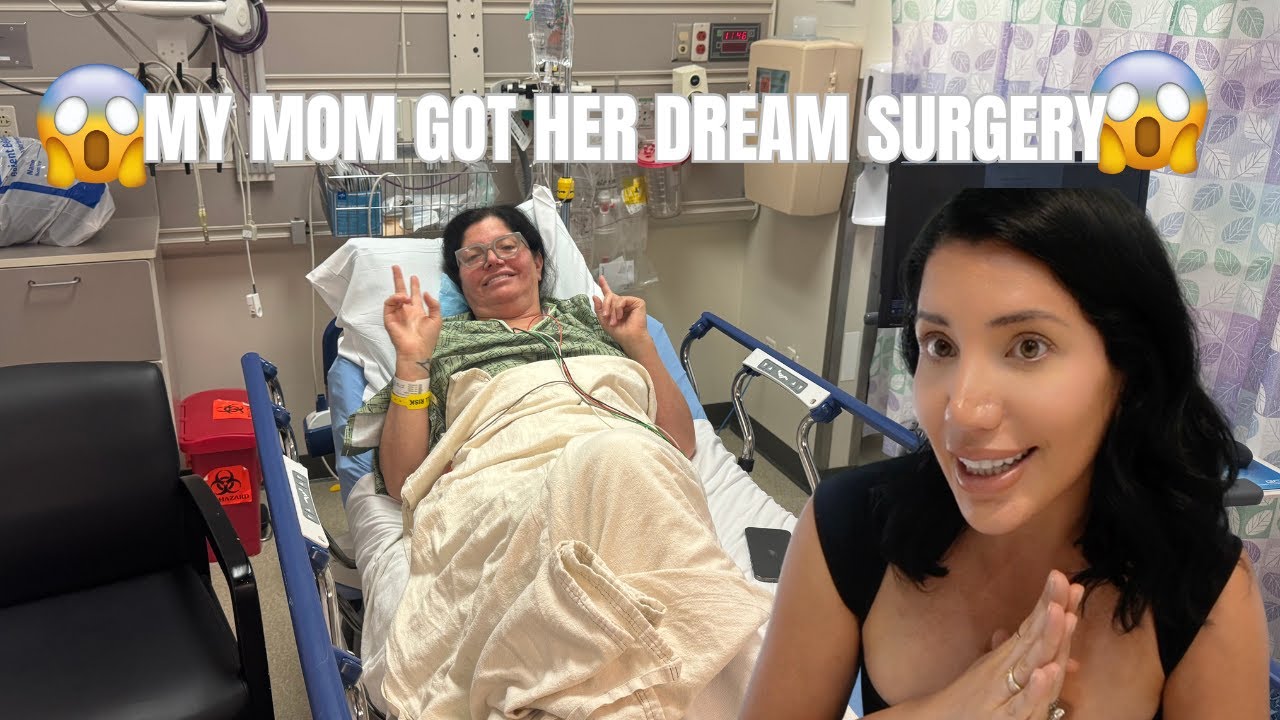 MY MOM GOT HER DREAM SURGERY !!