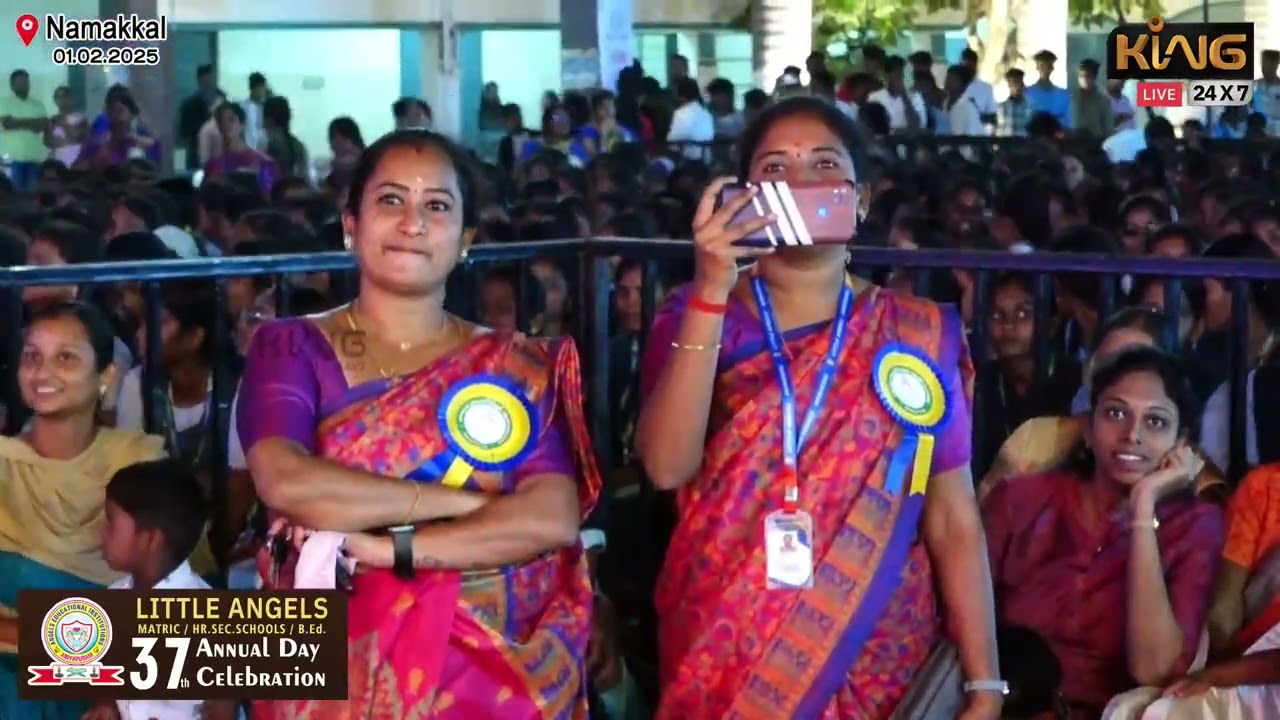 8th Girls Mixing Song Dance |Little Angles Educational Institutions 37th Annual Day Celebration