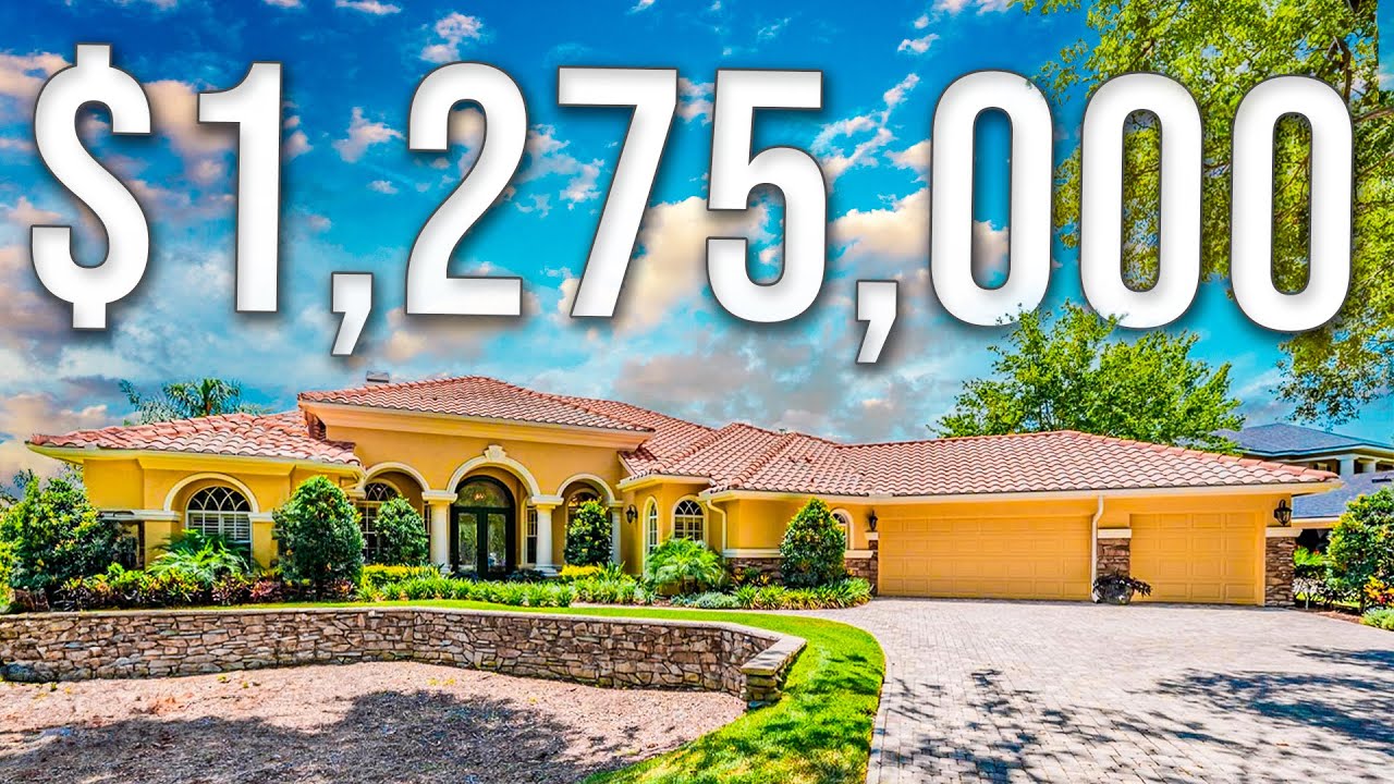 Inside a $1.275M Tarpon Springs FL Pool Home in Prestigious Gated Wentworth Golf Club