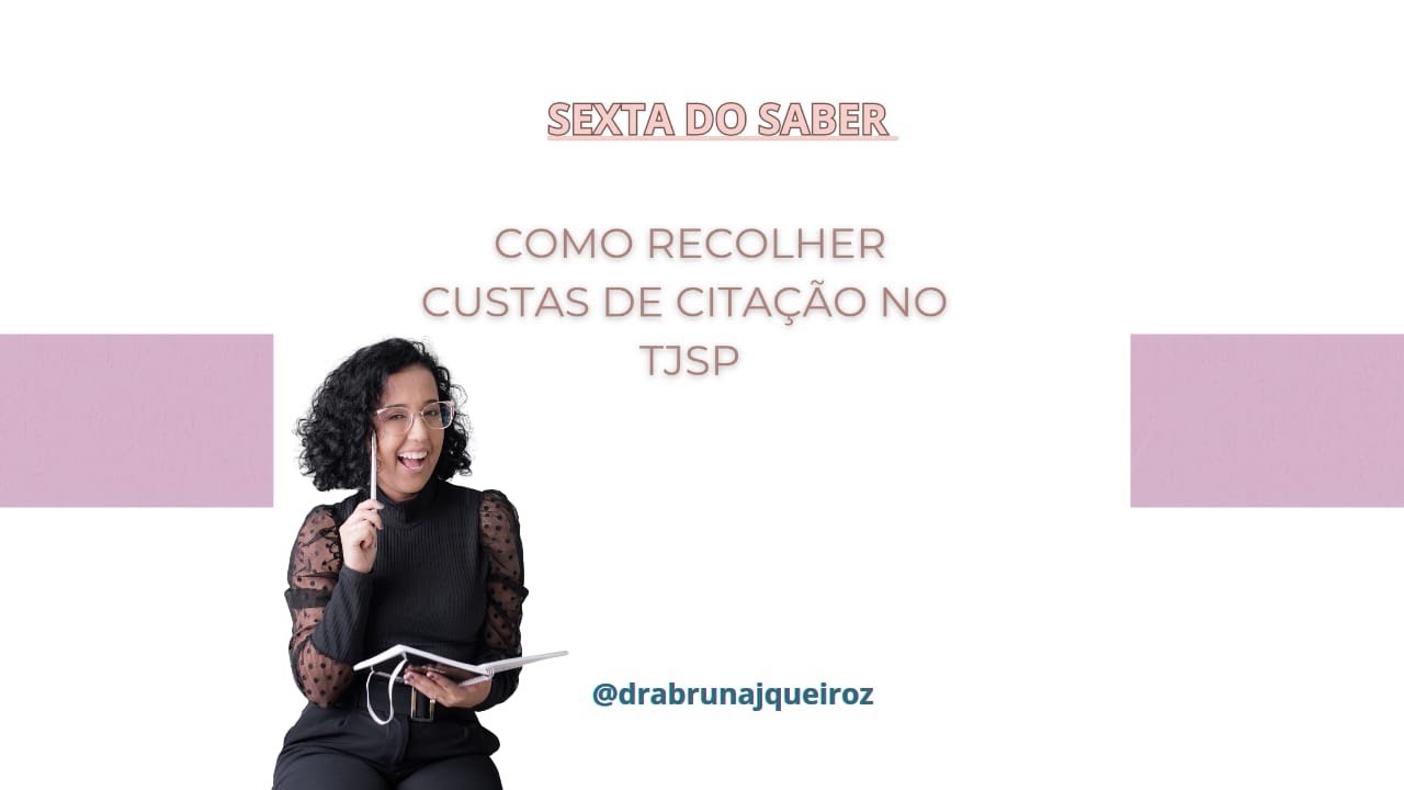 COMO EMITIR GUIA DE CITAÇÃO POSTAL NO TJSP