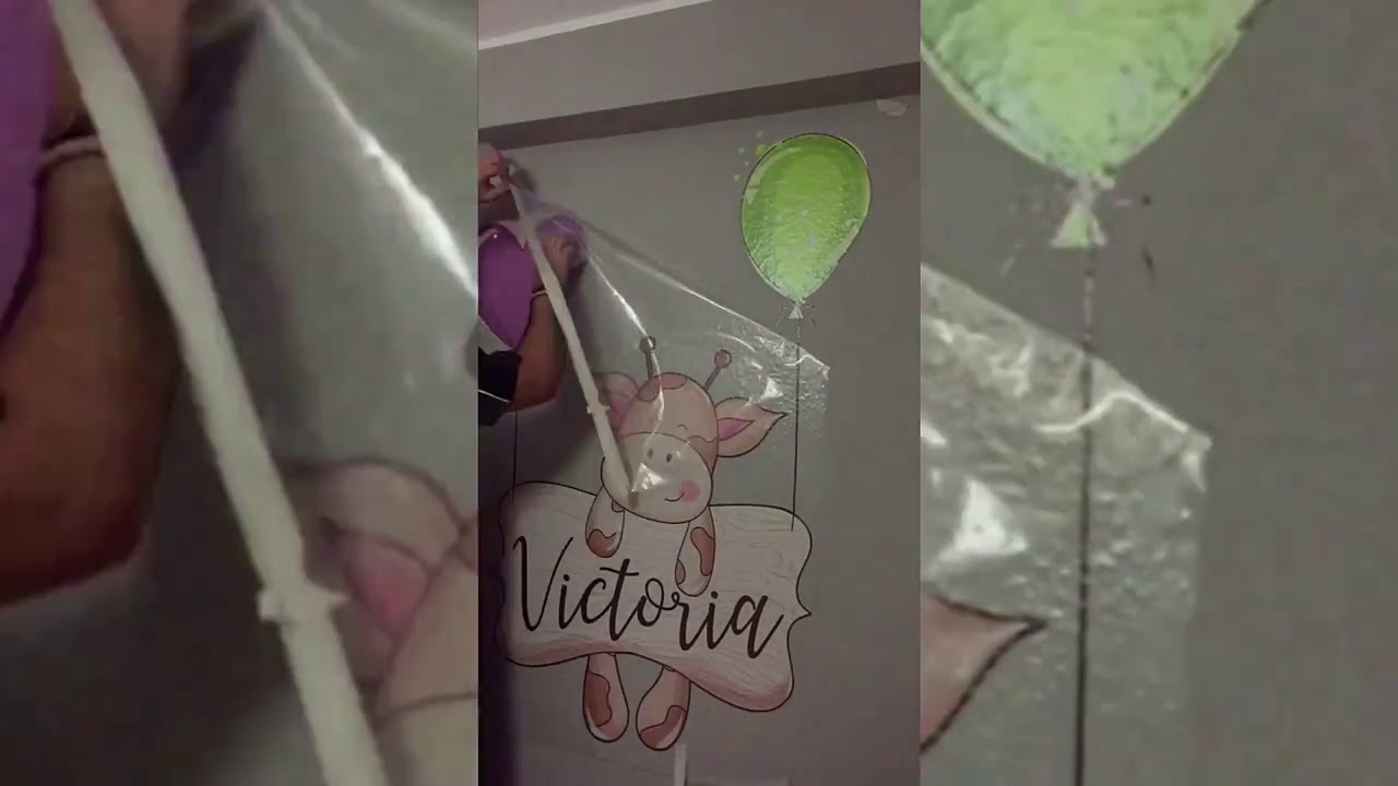 Instalación Vinilo Decorativo Infantil en GOTELÉ