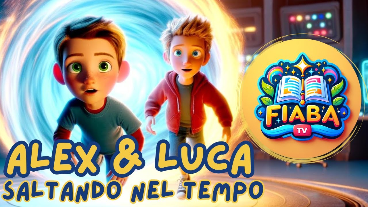 Alex e Luca Saltando nel Tempo | Fiaba TV | Storie & Favole Illustrate Per Bambini