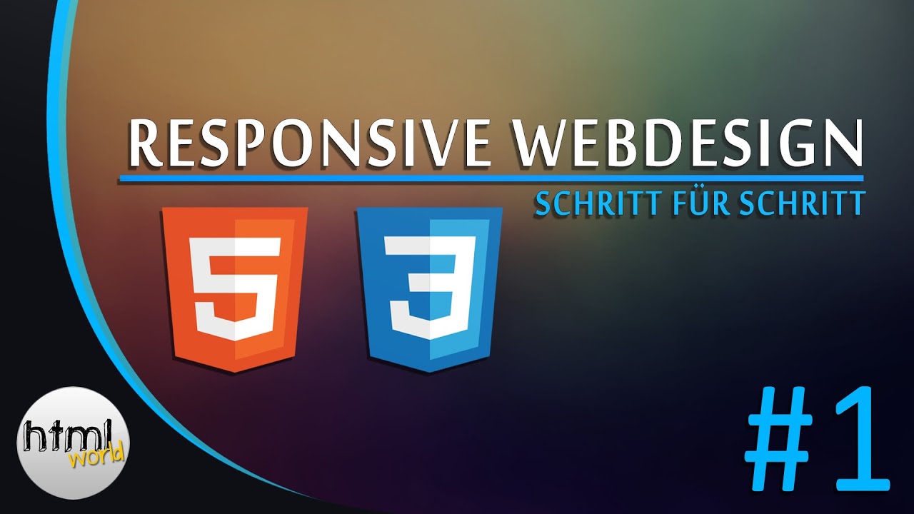 HTML5/CSS3 Tutorial: Responsive Webdesign erstellen // deutsch [#1]