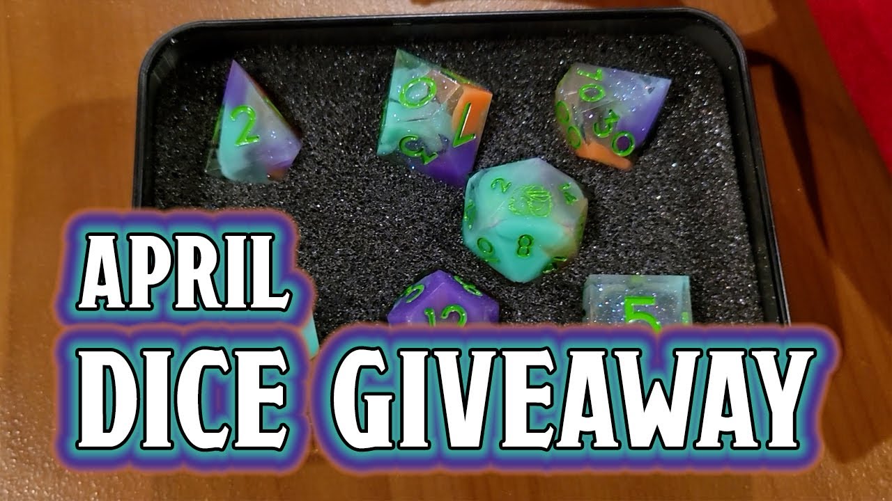 Parade - April Dice Giveaway! | Robin's Nerd Supplies #giveaway #sponsored