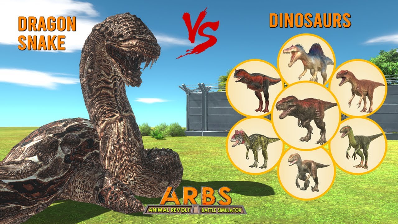 DRAGON SNAKE vs DINOSAURS