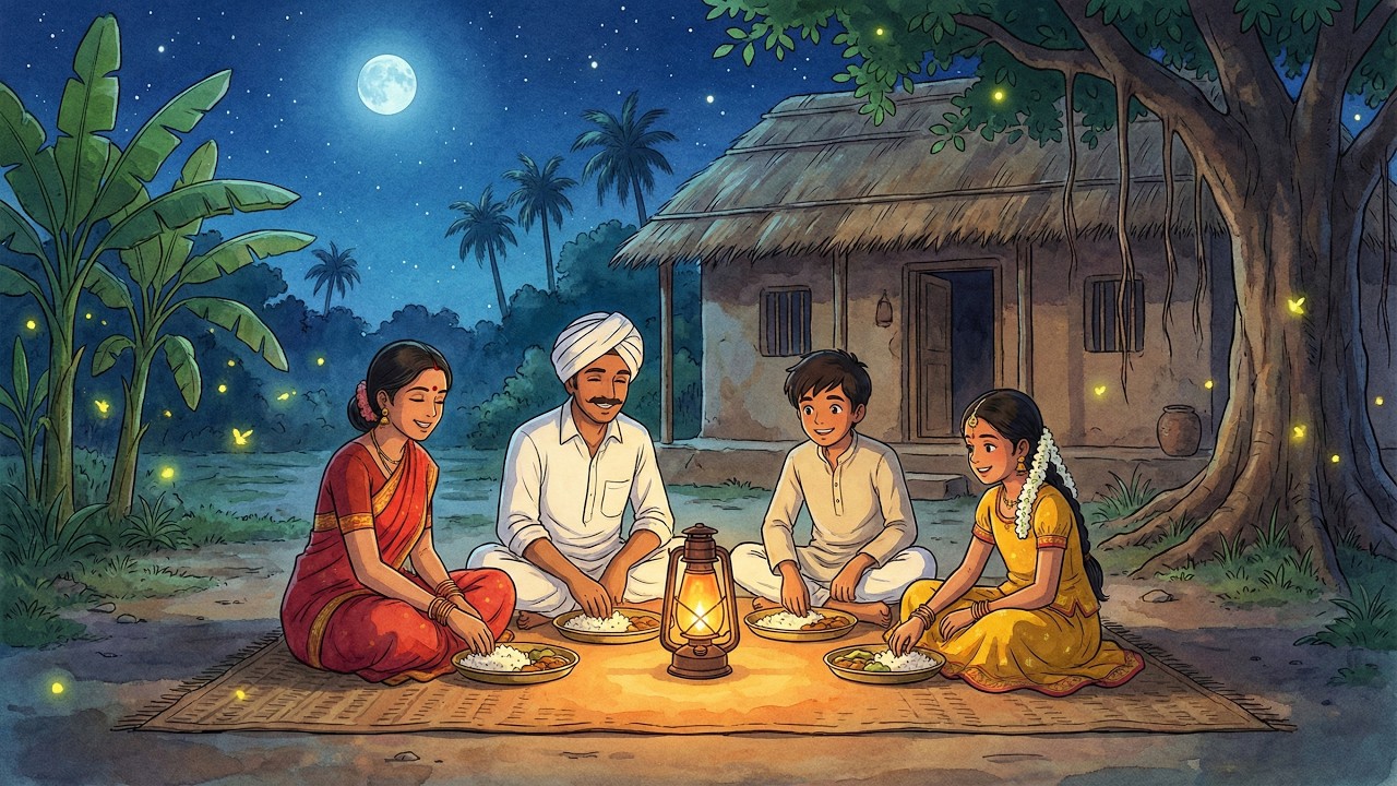 Traditional Indian village life 🍲 | Peaceful family moments | Ghibli slow living