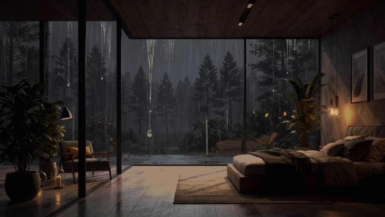 You’ve found it: The most peaceful rainy bedroom on Earth