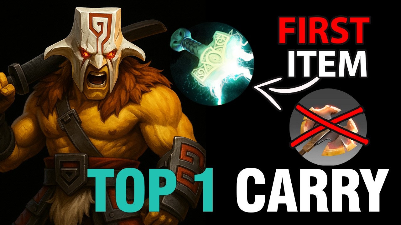 Why Juggernaut Rushes Mjollnir as Carry | Immortal | 7.40c