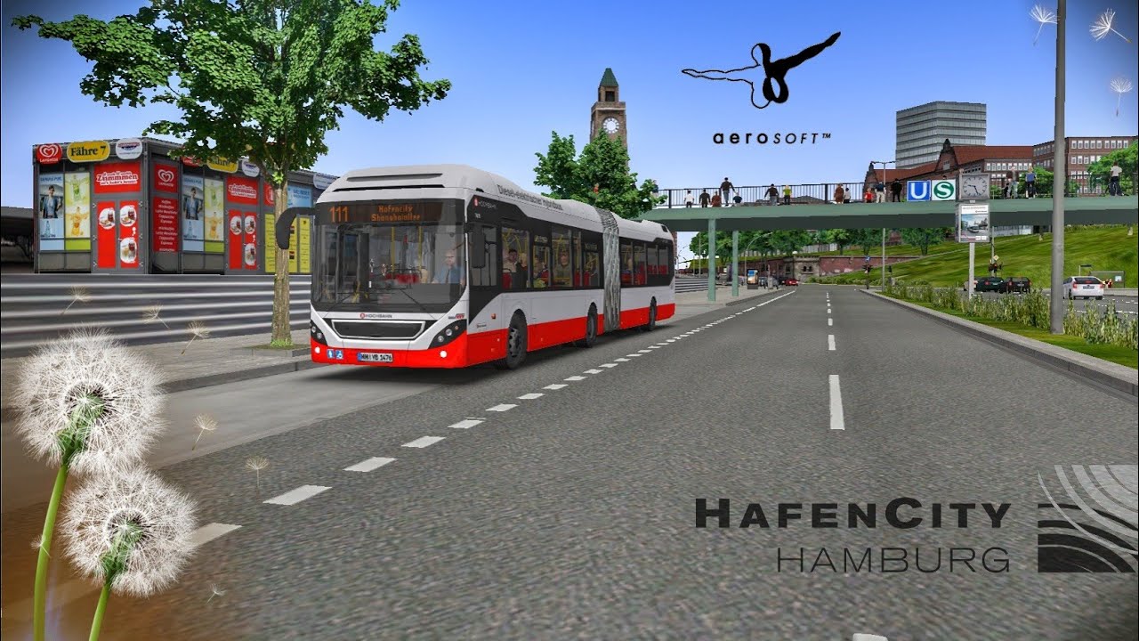 Omsi 2: Addon DLC | Hafencity Hamburg Modern | Line 111 | No Commentary