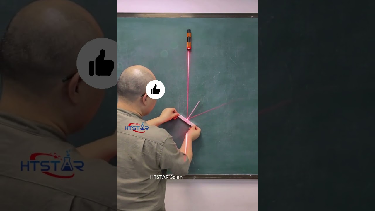Light Reflection Experiment Physics Laboratory HTSTAR Science & Laboratories  #physicsshorts