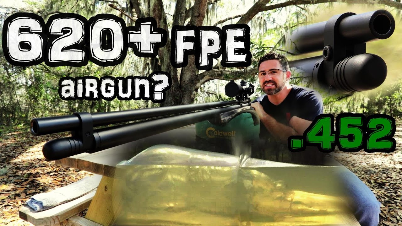 .454 Bushbuck Big Bore PCP Air Rifle + Accuracy TEST - 50 & 100 Yards + FULL REVIEW - Ballistic Gel
