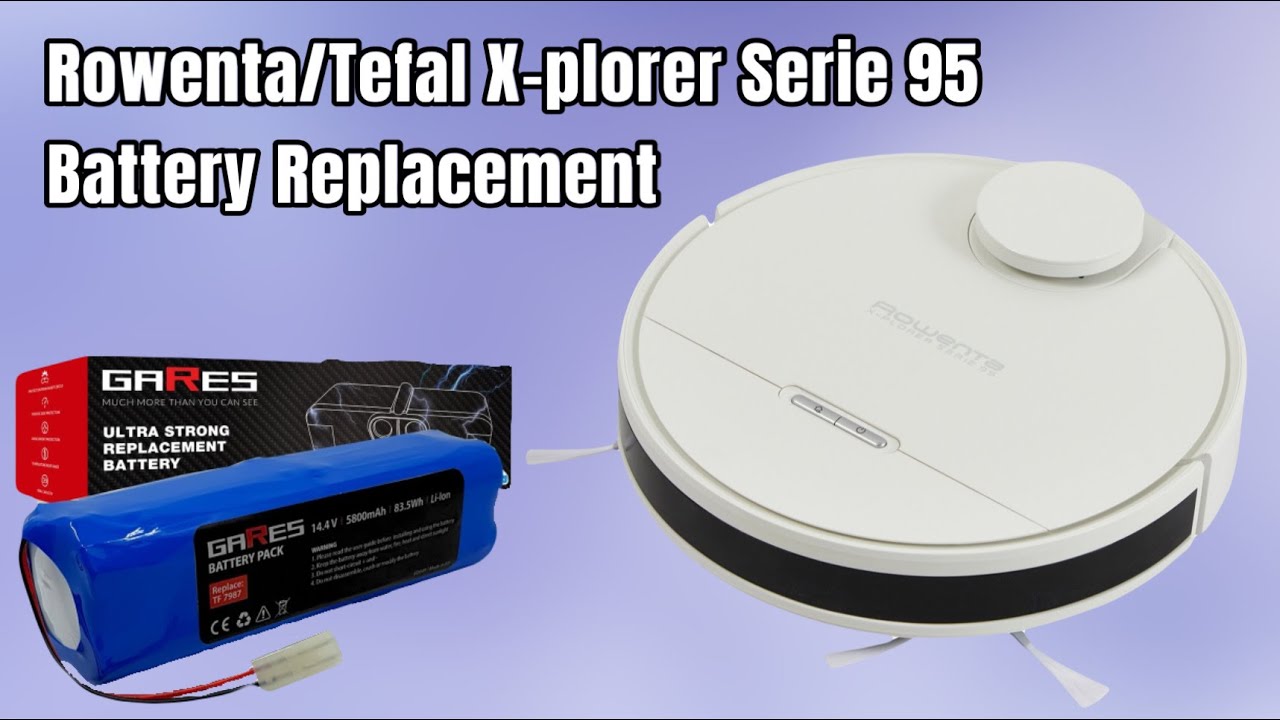 Rowenta / Tefal X-plorer Serie 95 | Battery Replacement | Замена батареи