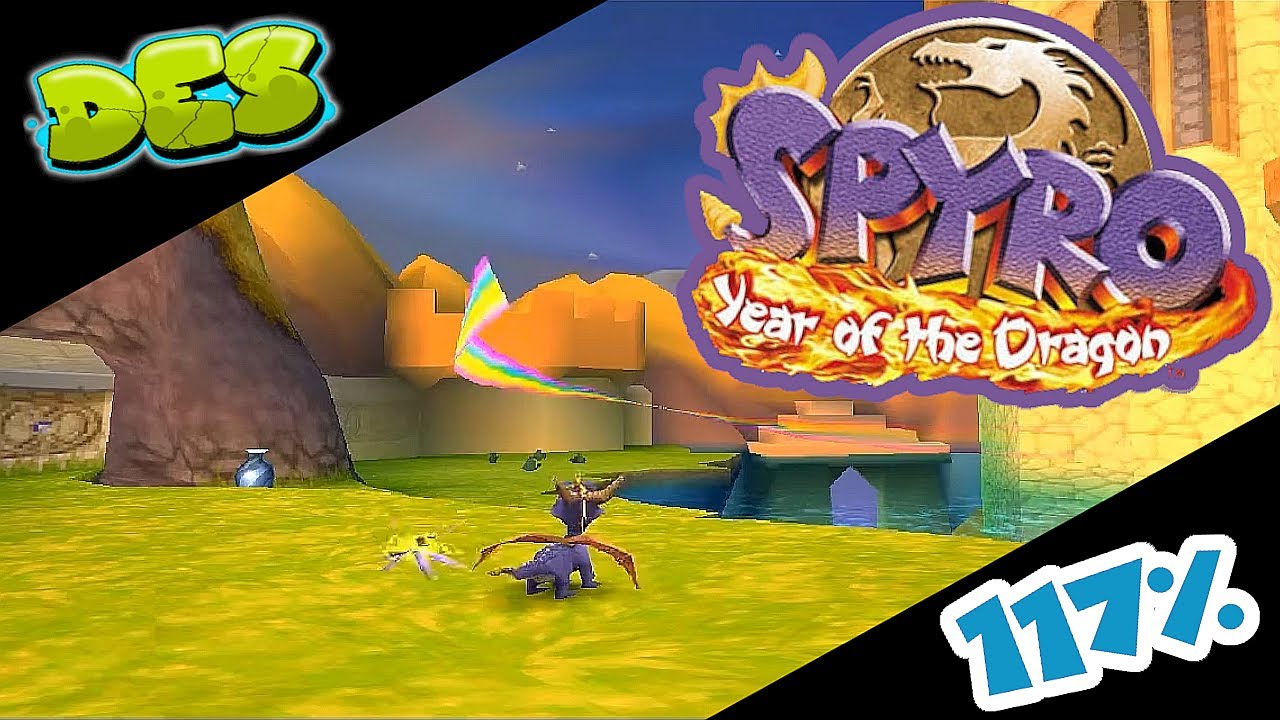 SPYRO 3: YEAR OF THE DRAGON - PART 3 - 𝙀𝙫𝙚𝙣𝙞𝙣𝙜 𝙇𝙖𝙠𝙚 117% PS1