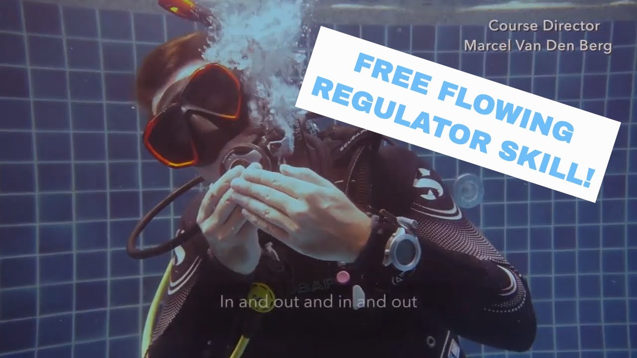 Scuba Free Flow Regulator - Free Flowing Regulator Breathing