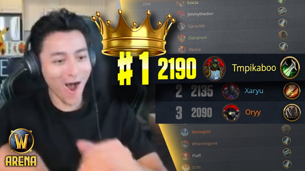 Я ДОСТИГ 1 РАНГА В ЛАДДЕРЕ 2S С XARYU | Pikaboo WoW Arena