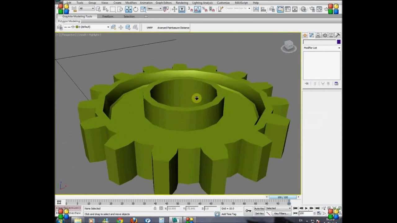 3ds max Spur Gear 2 (Tutorial)