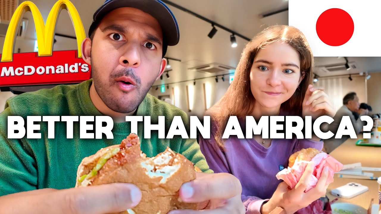 FIRST TIME Trying McDonald's In Japan 🇯🇵 (not what we expected)