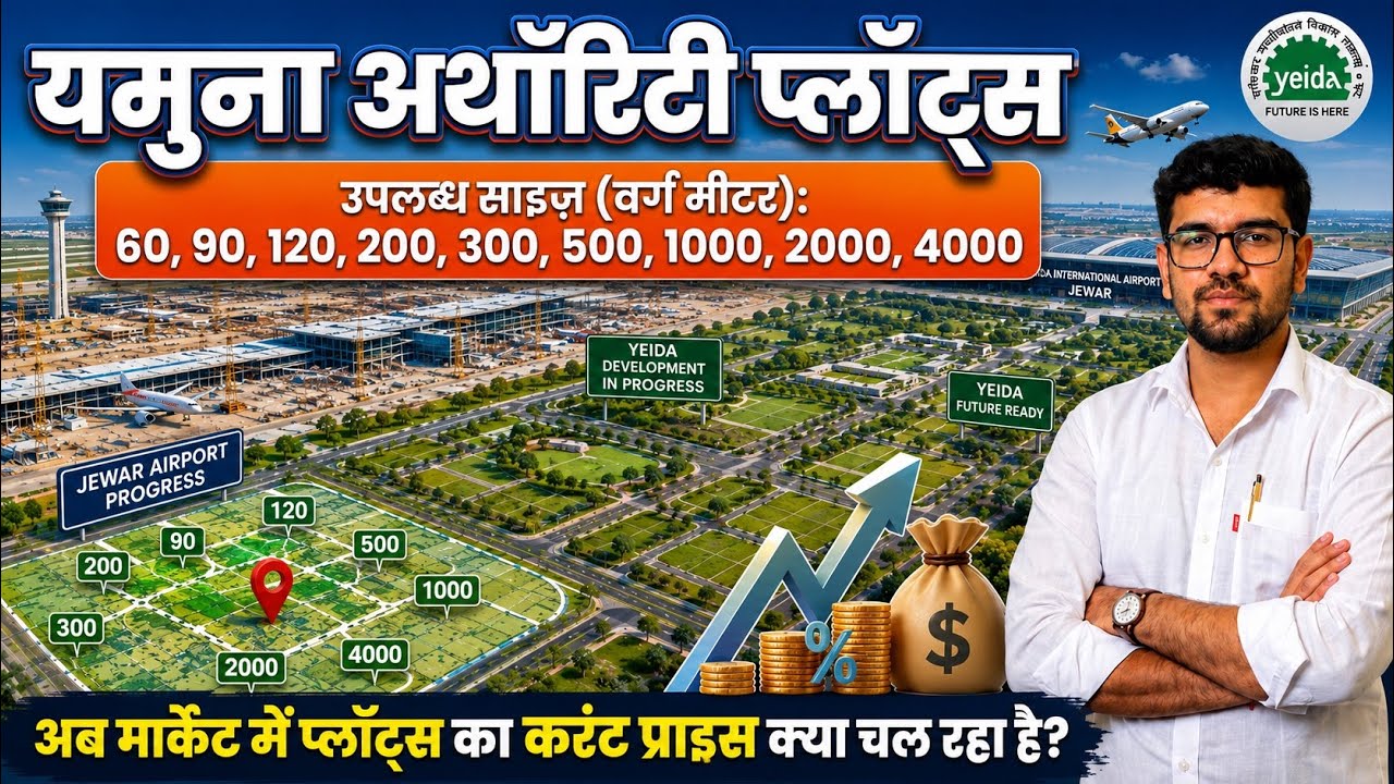 Yamuna Authority Plots Current Rates | Market Price 2.4M Views | #plot #deal #yeida #yeidaplots