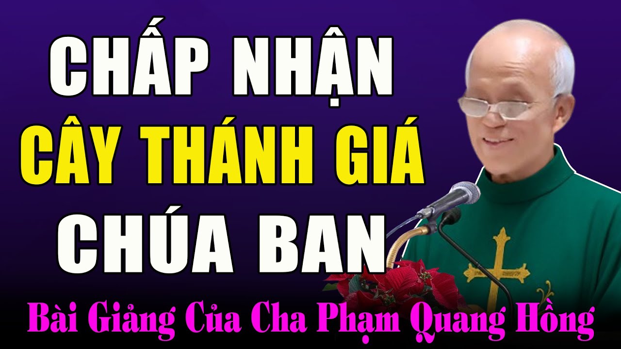 Hãy Chấp Nhận Thập Giá Chúa Ban - Bài Giảng Sâu Sắc Và Cảm Động Của Cha Phạm Quang Hồng
