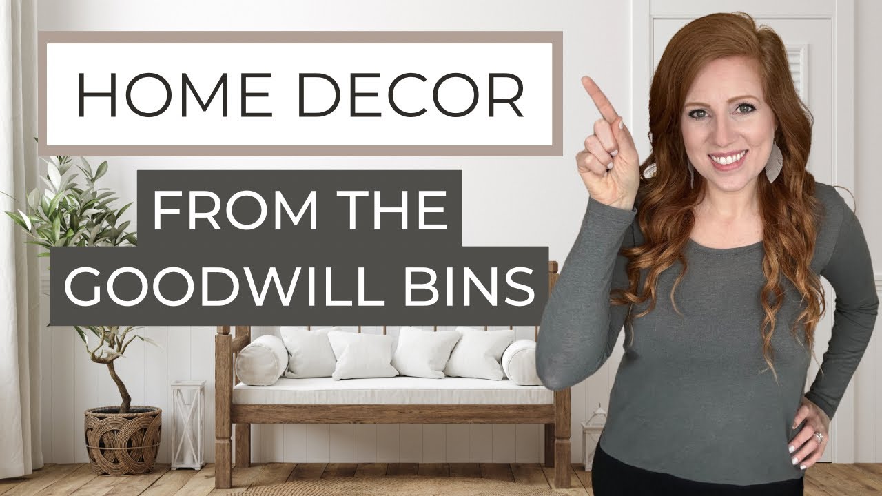 🏠HOME DECOR HAUL (From The Goodwill Outlet) #goodwillbins #goodwill #thrifting #homedecor #decor