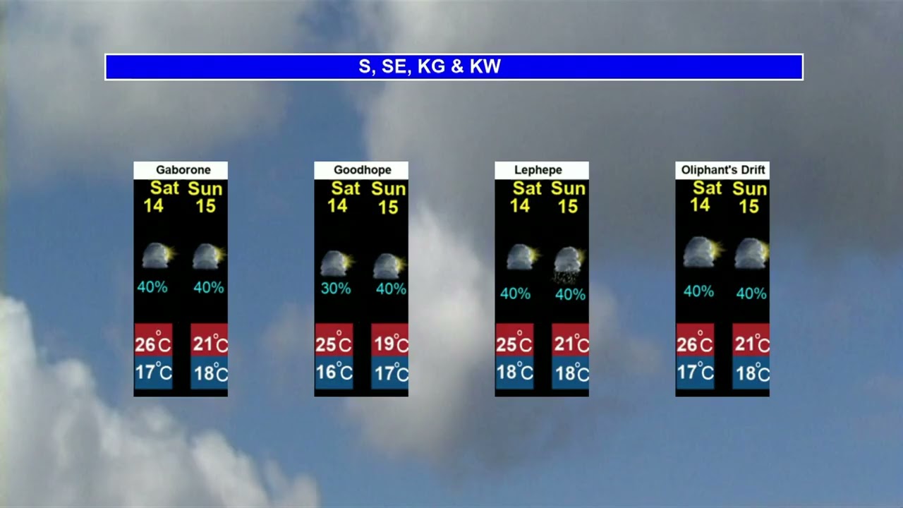 BOTSWANA WEATHER | 12 March 2026 |
