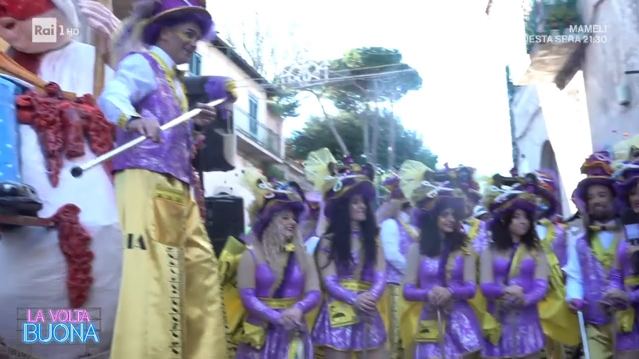 Viaggio a Ronciglione, tra Marco Mengoni e Carnevale - La Volta Buona 13/02/2024