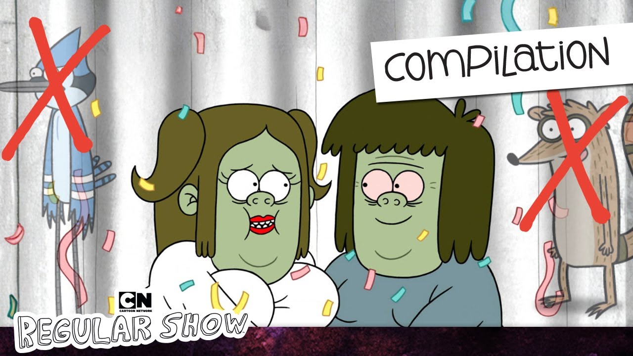 Hear me out: Regular Show's BEST BOYFRIEND? 💚 | Muscle Man's and Starla's Love Story Compilation