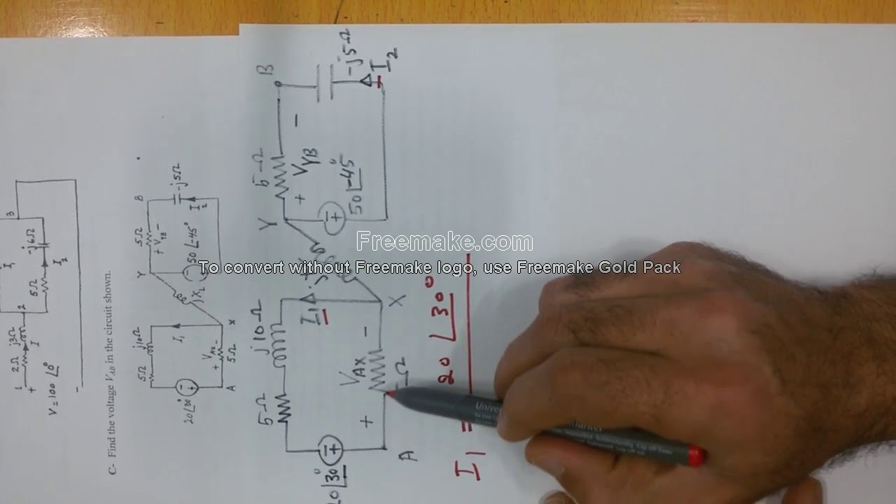 Electrical technology final exam:Part 3ألحل ألنموذجي لأسئلة أمتحان مادة تكنلوجيا الكهراء:الجزء 3