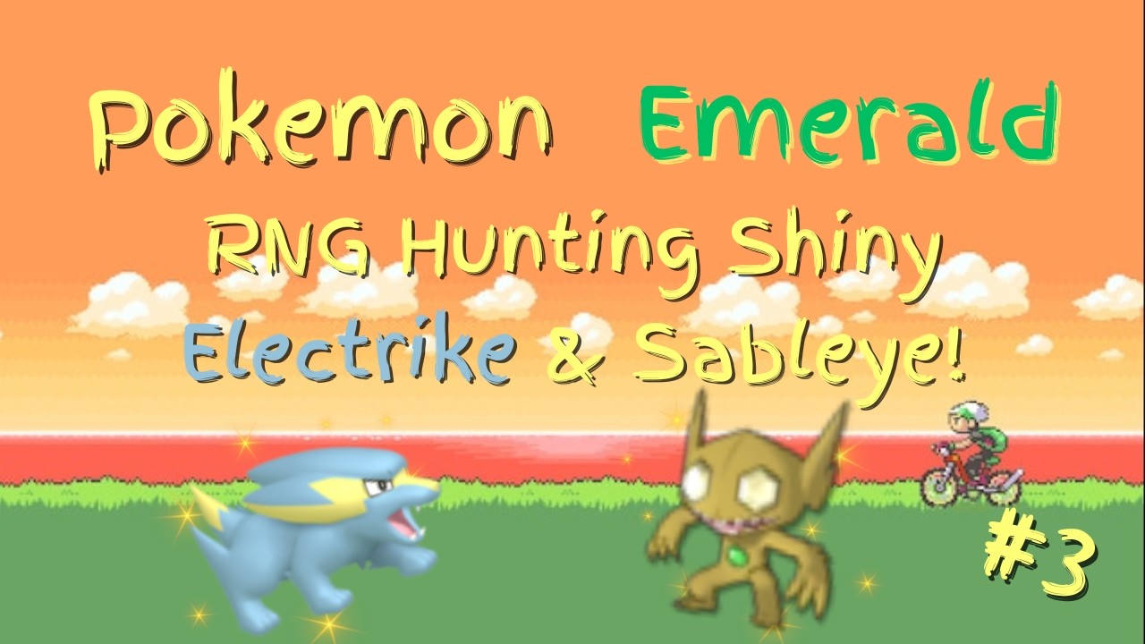 Shiny Sableye and Elektrike! RNG Manipulating Shiny Pokemon in Pokemon Emerald
