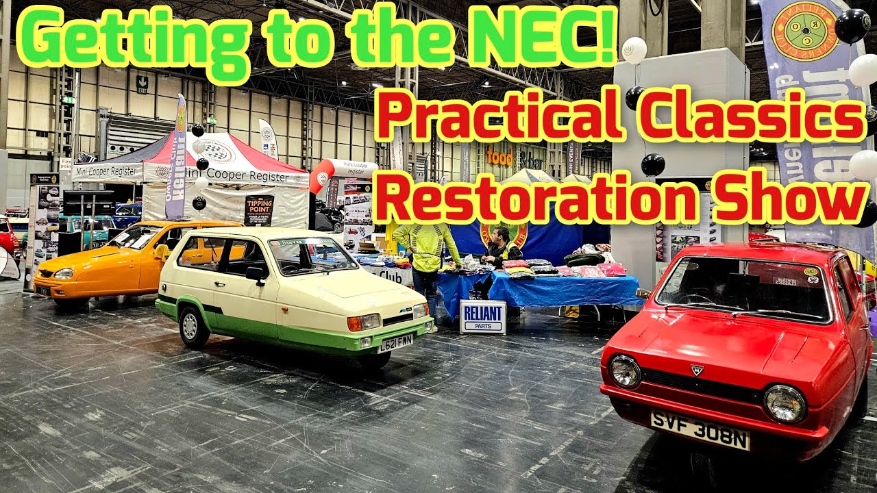 Driving a Reliant Robin 140 miles to the NEC