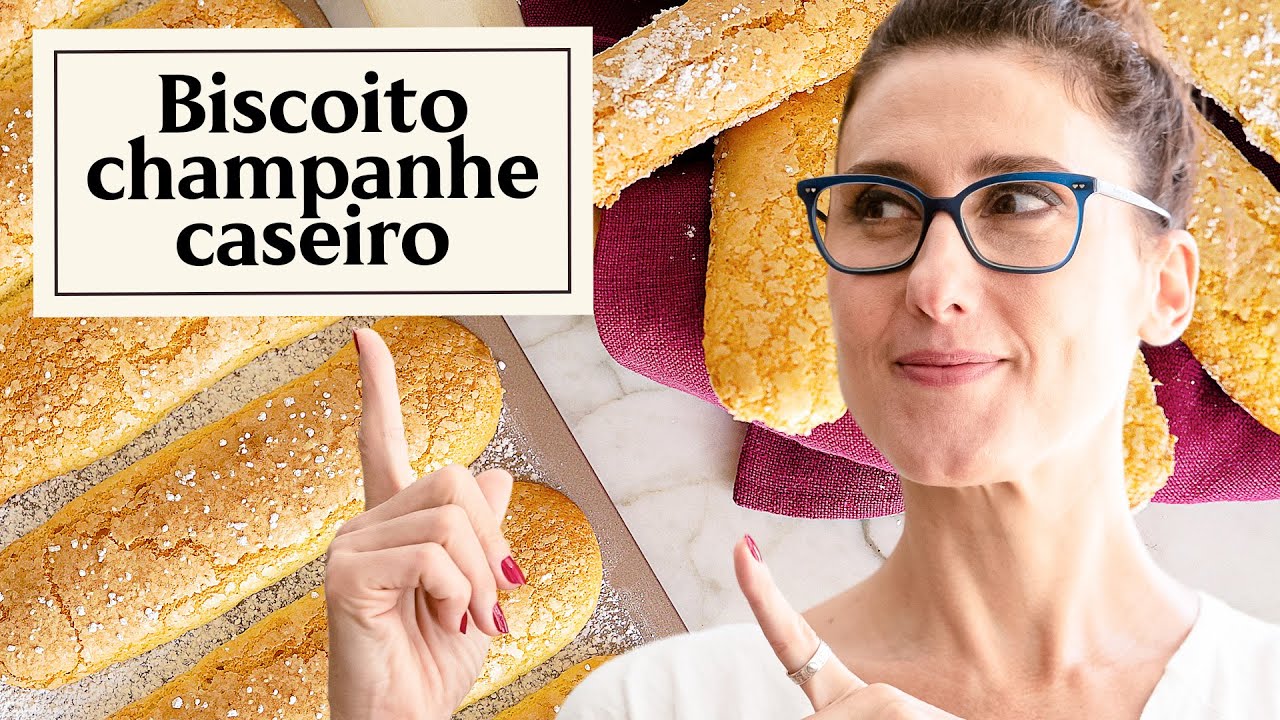 Poesia em forma de receita! Faça biscoito champanhe em casa!