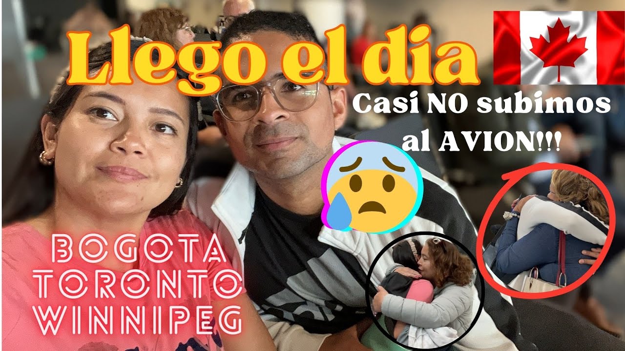 🇨🇦 Migrando a Canadá: Vlog de Viaje Bogotá-Toronto-Winnipeg y Preparativos 🌍 ✈️🎒#Vlogs