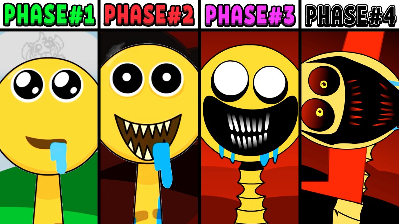 All Phases in New Incredibox Sprunki Oc of Durr: From Phase 1 to Phase 4