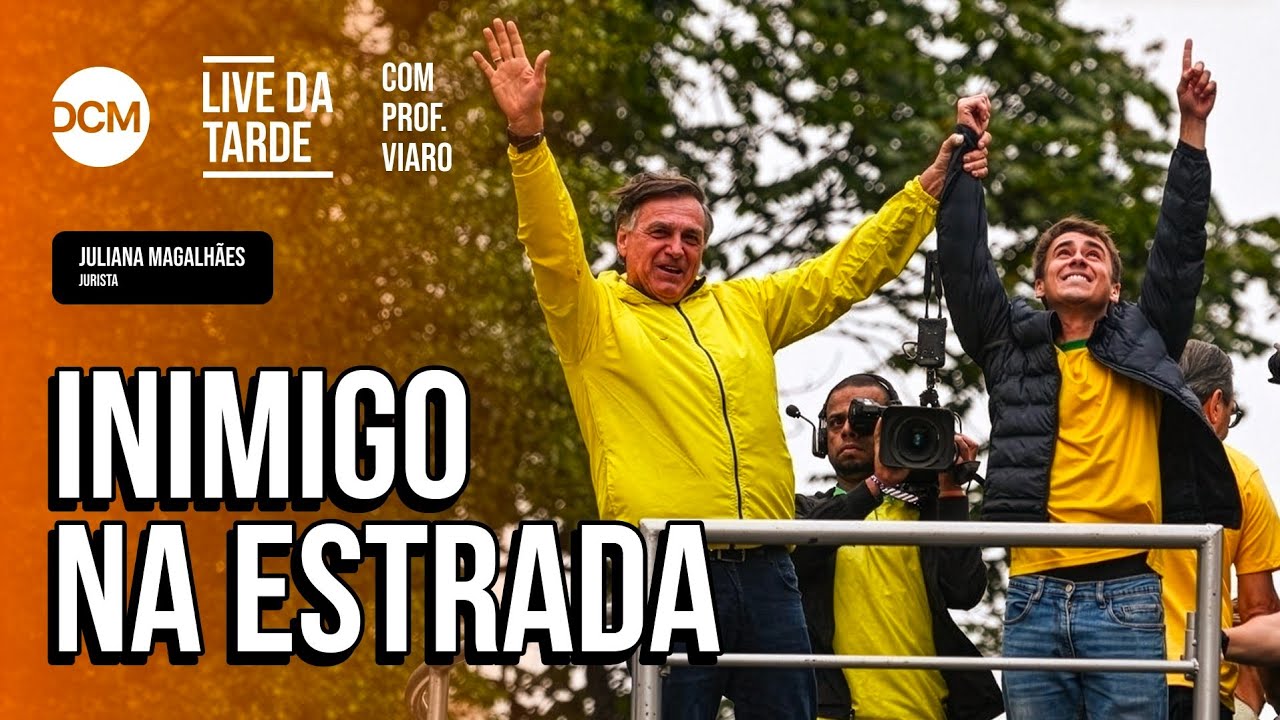Romaria de Nikolas atrapalha ida de Bolsonaro para casa; Trump sobe o tom em Davos 