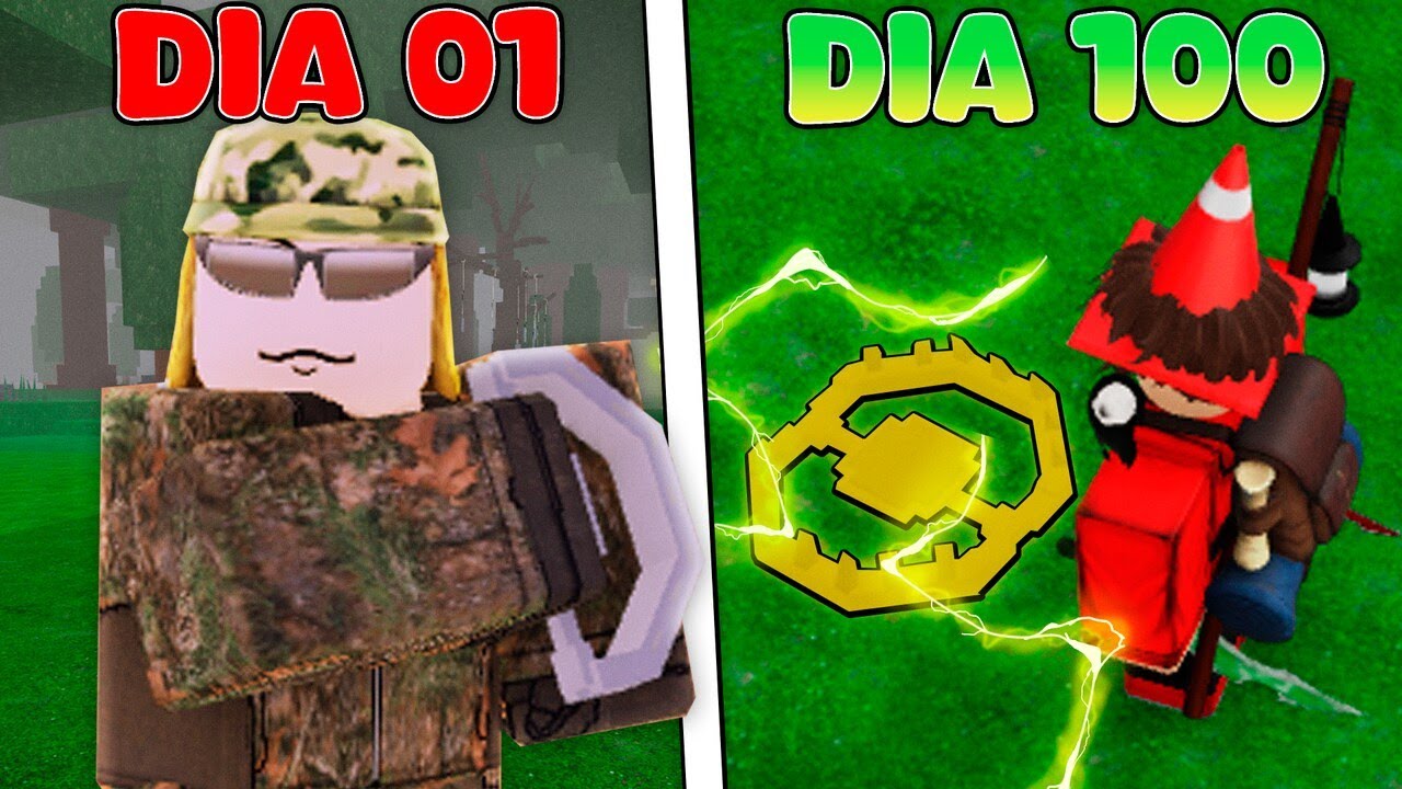 SOBREVIVI 100 DIAS COMO CAÇADOR NO 99 NOITES NA FLORESTA