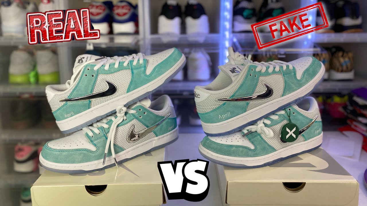 REAL VS FAKE NIKE SB DUNK LOW APRIL SKATEBOARDS
