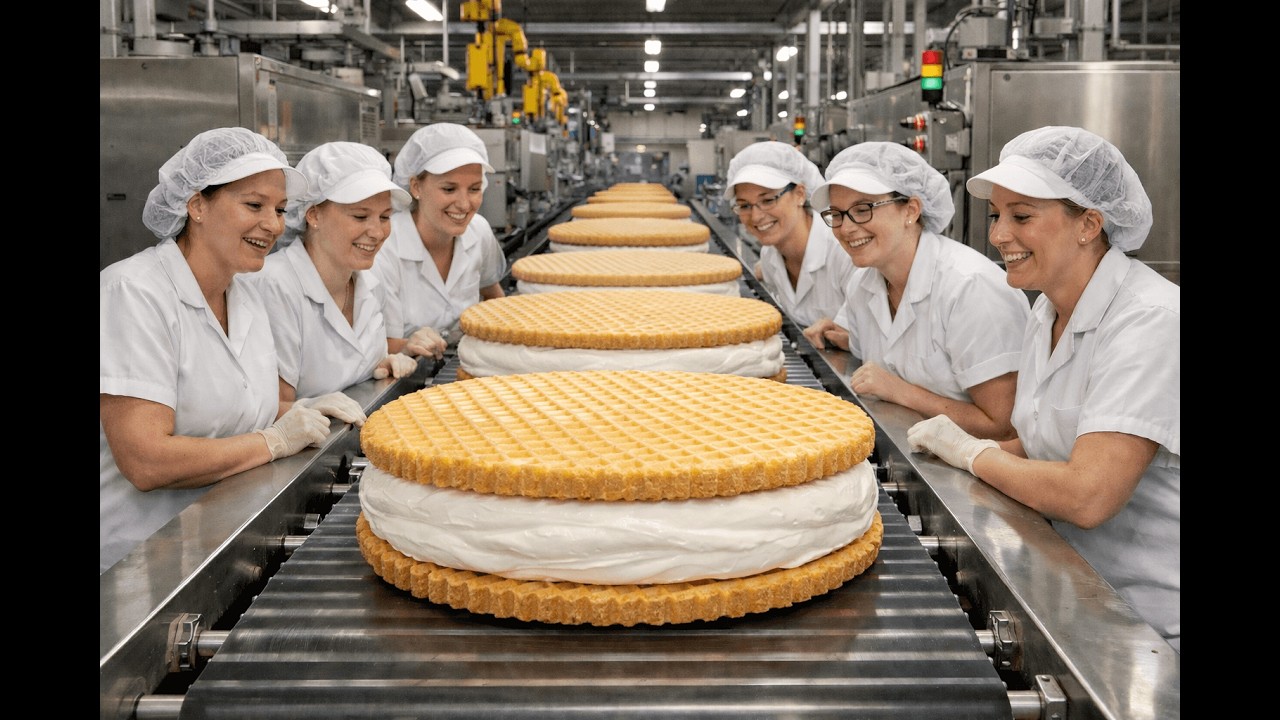 Inside a factory that produces cream-filled sponge cakes | Factory Floor Unveiled