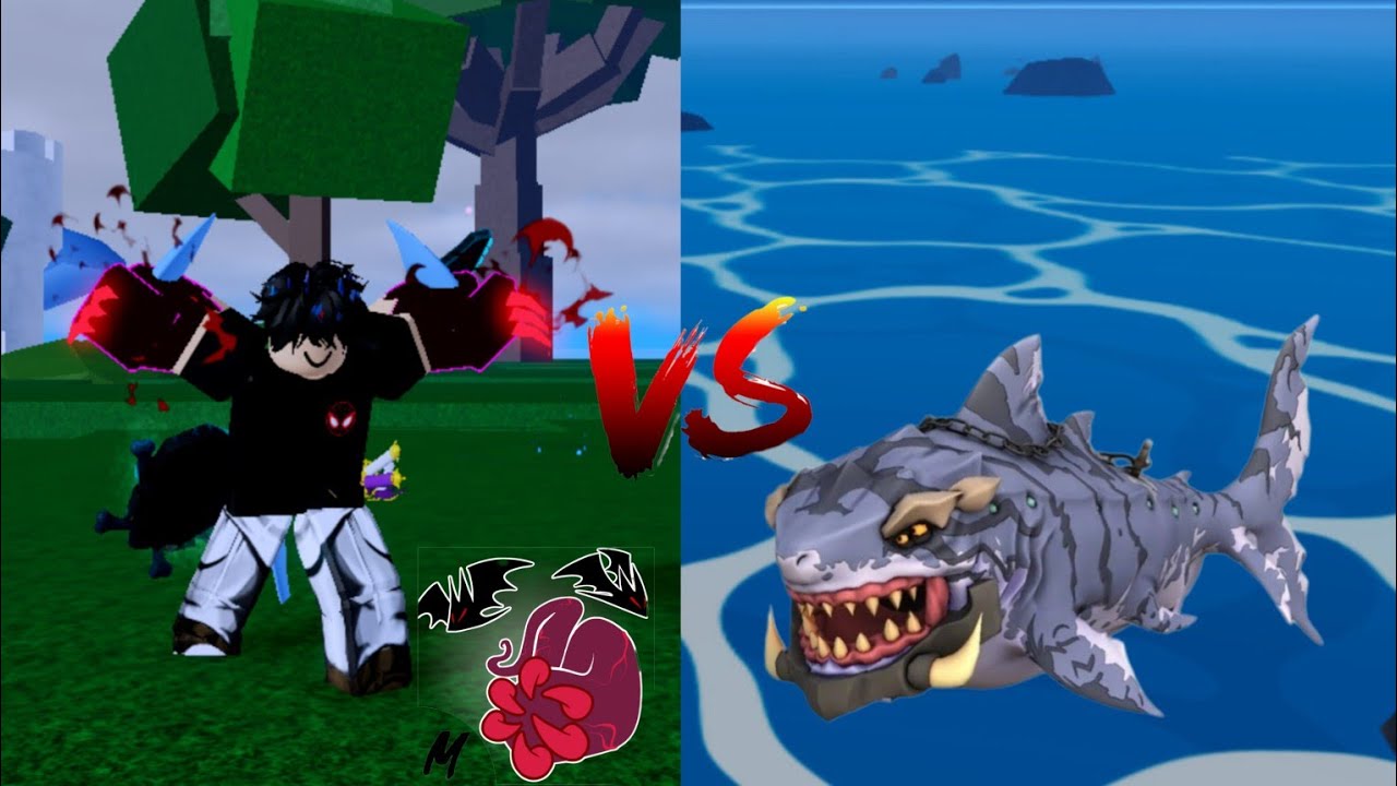 Sanguine Art VS Terror Shark in Blox Fruit
