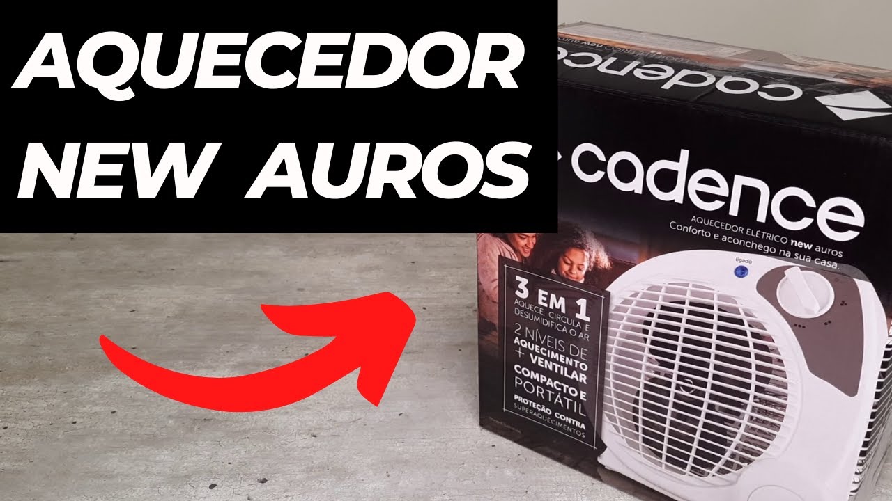 Aquecedor elétrico Cadence New Auros.  #cadence  #aquecedor