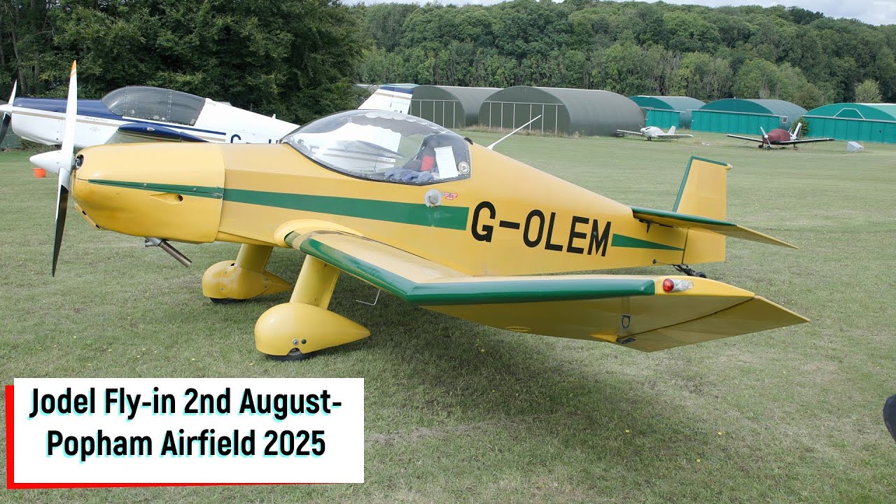 Jodel Fly-in 2nd August Popham Airfield 2025 (4K)