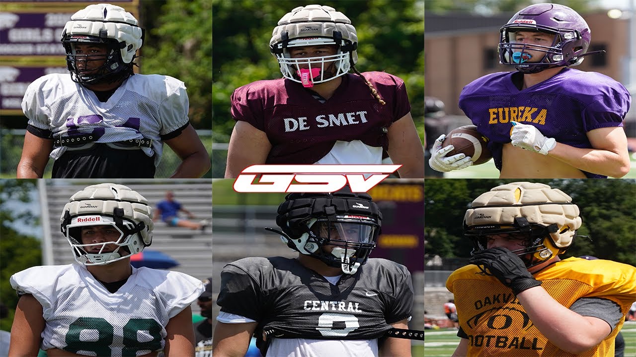 EUREKA CAMP: Blue Springs, De Smet, Eureka, Howell Central, Lindbergh, Oakville #highschoolfootball