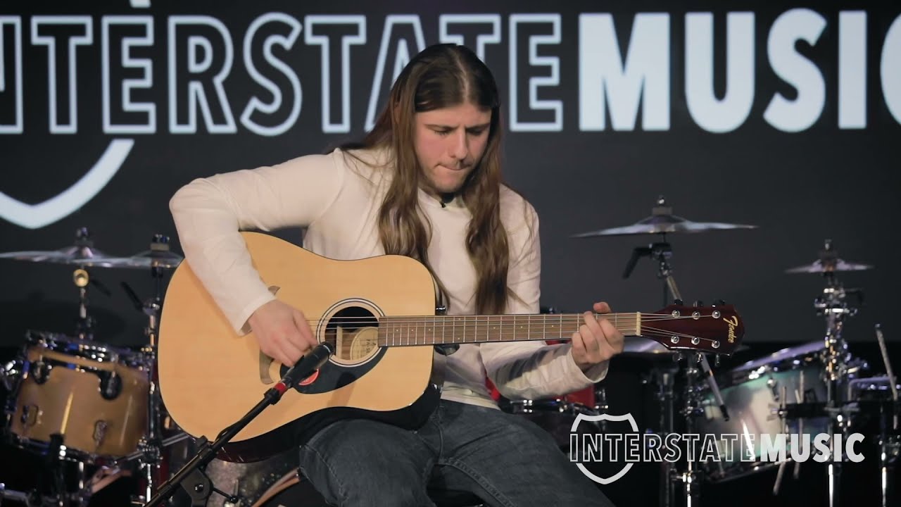 Fender FA-125 Dreadnought Acoustic Guitar, Natural with Bag | Interstate Music