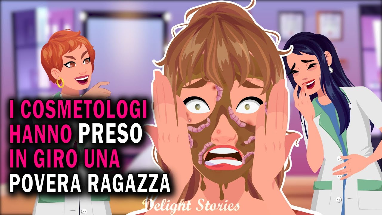 L'estetista ha messo una maschera con i vermi sul viso della mendicante
